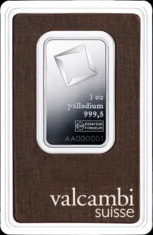 Sztabka 1 uncja palladu Valcambi - image 1