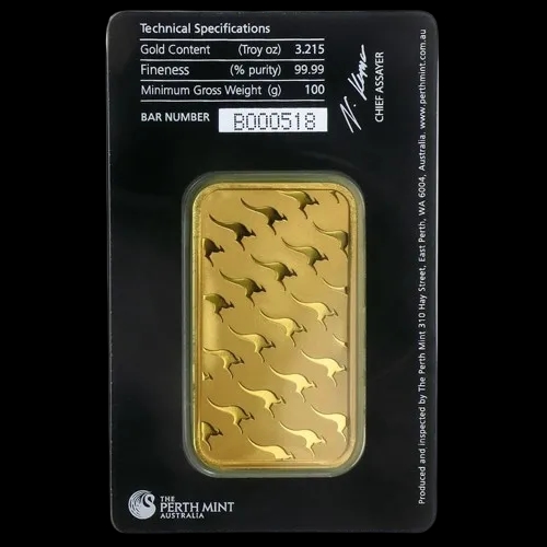Sztabka 100g Złota The Perth Mint - image 2