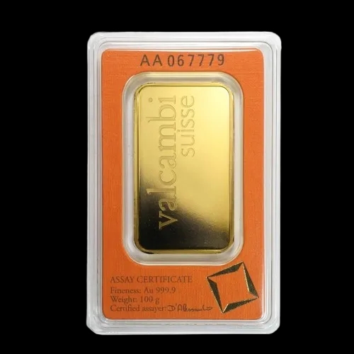Sztabka 100g złota Valcambi - image 2