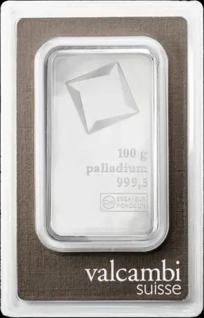 Sztabka 100g palladu Valcambi - image 1