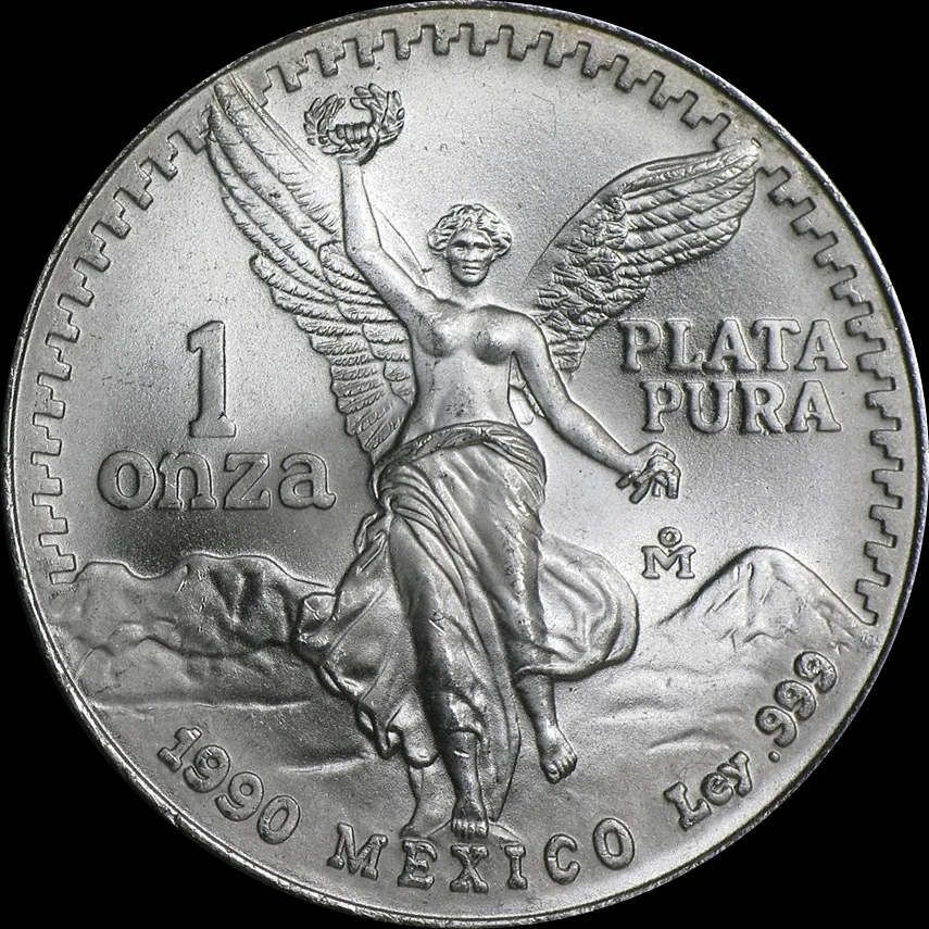 Mexican Libertad 1 uncja srebra 1990 - image 1