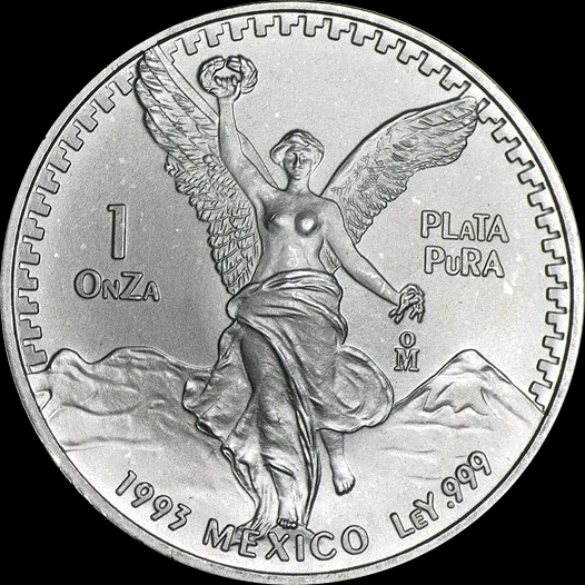 Mexican Libertad 1 uncja srebra 1993 - image 1