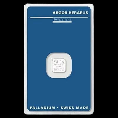 Sztabka 1g palladu Argor-Heraeus - image 1