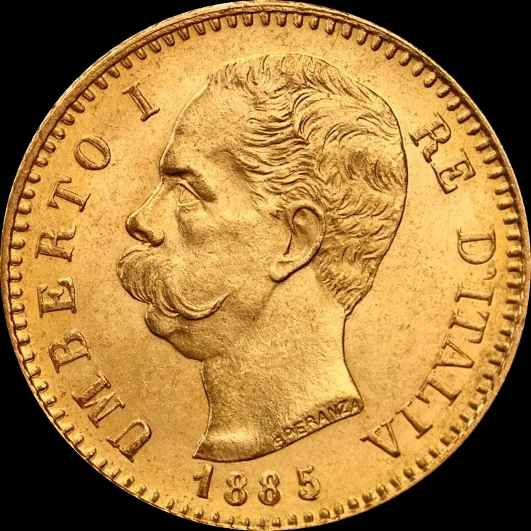 20 Włoskich Lirów Umberto I - image 1