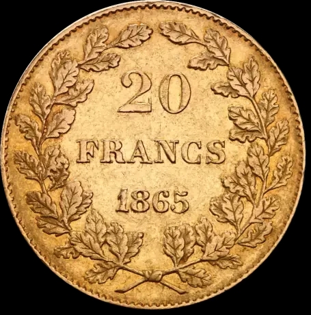 20 Franków Belgijskich Leopold I - image 2