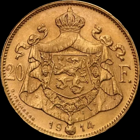 20 Franków Belgijskich Albert I - image 2