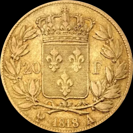 20 Franków Francuskich Ludwik XVIII - image 2