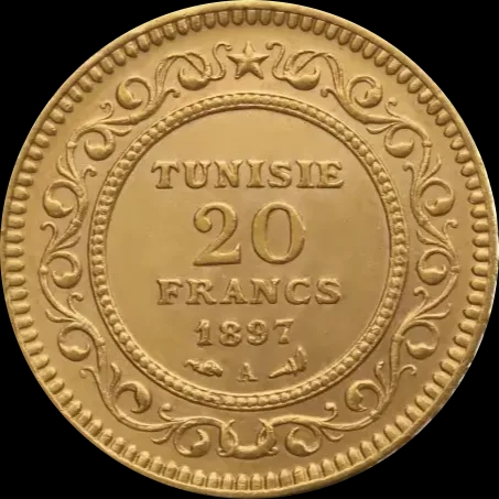 20 Franków Tunezyjskich Bej Różne Roczniki - image 2