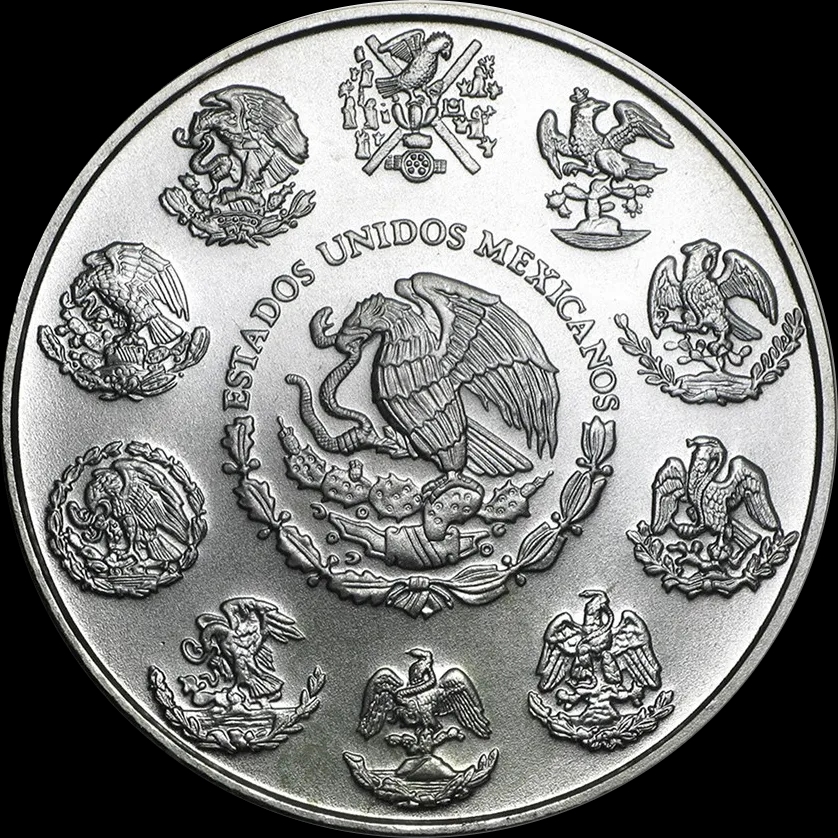 Mexican Libertad 1 uncja srebra 2008 - image 2