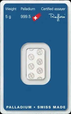 Sztabka 5g palladu Argor-Heraeus - image 2