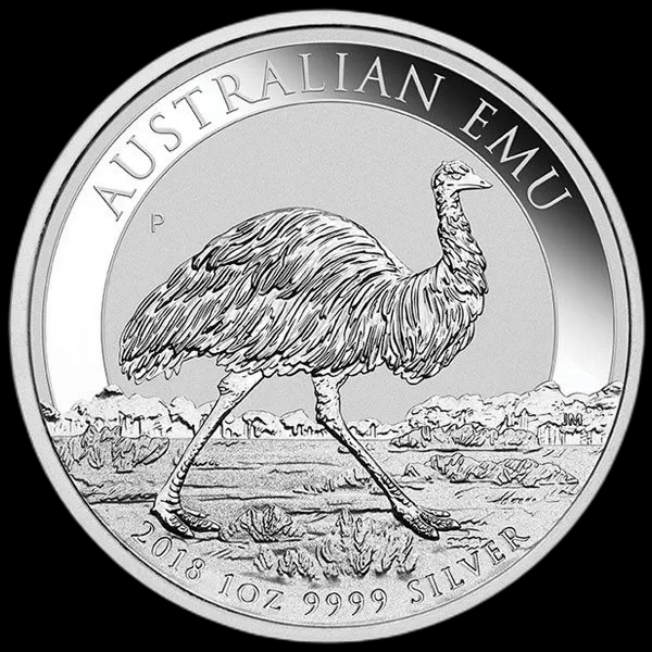 Australijski Emu 1 uncja srebra 2018 - image 1