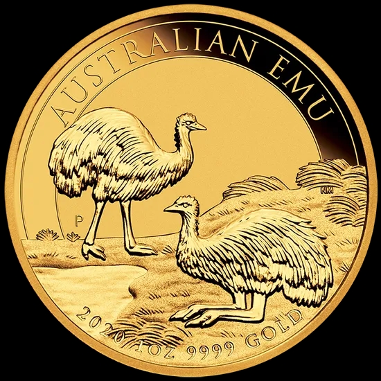 Australijski Emu 1 uncja złota 2020 - image 1