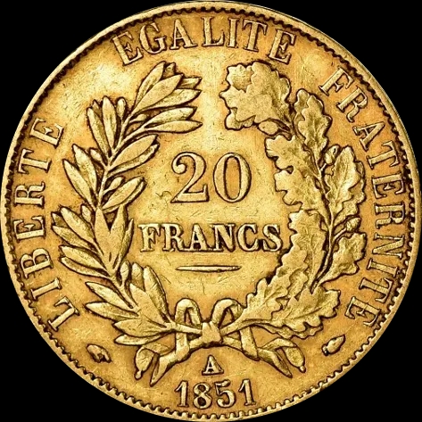 20 Franków Francuskich Ceres Różne Roczniki - image 2