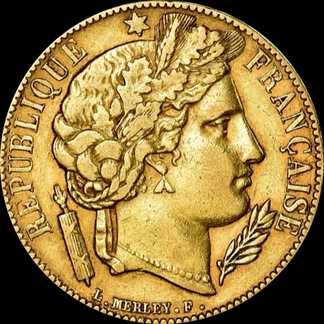20 Franków Francuskich Ceres Różne Roczniki - image 1