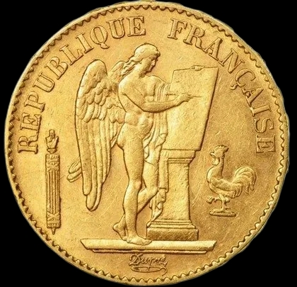 20 Franków Francuskich Genie Różne Roczniki - image 1