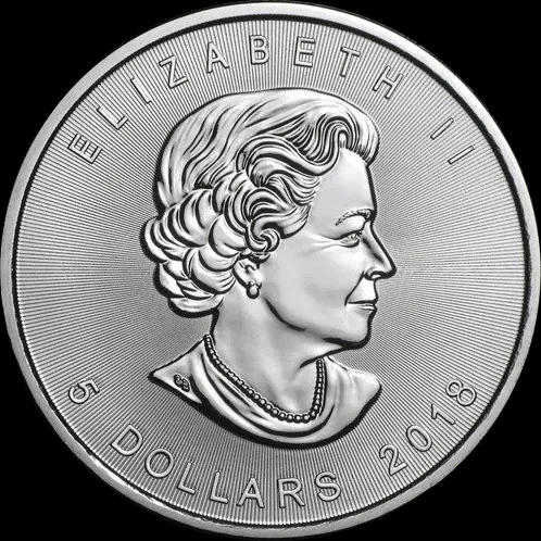 Kanadyjski Liść Klonowy 1 uncja Srebra 2018 - image 2
