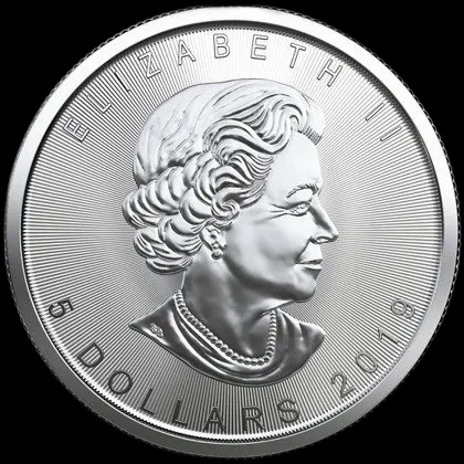 Kanadyjski Liść Klonowy 1 uncja srebra 2019 - image 2