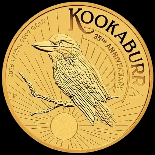 Kookaburra 1/10 uncji złota 2025 - image 1