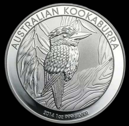Kookaburra 1 uncja srebra 2014 - image 1