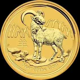 Lunar II Rok Kozy 1 uncja Złota 2015 - image 1