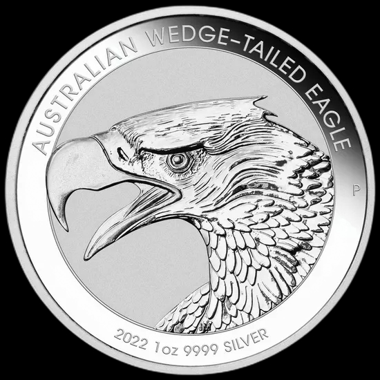 Orzeł Australijski Wedge-Tailed Eagle 1 uncja srebra 2022 - image 1