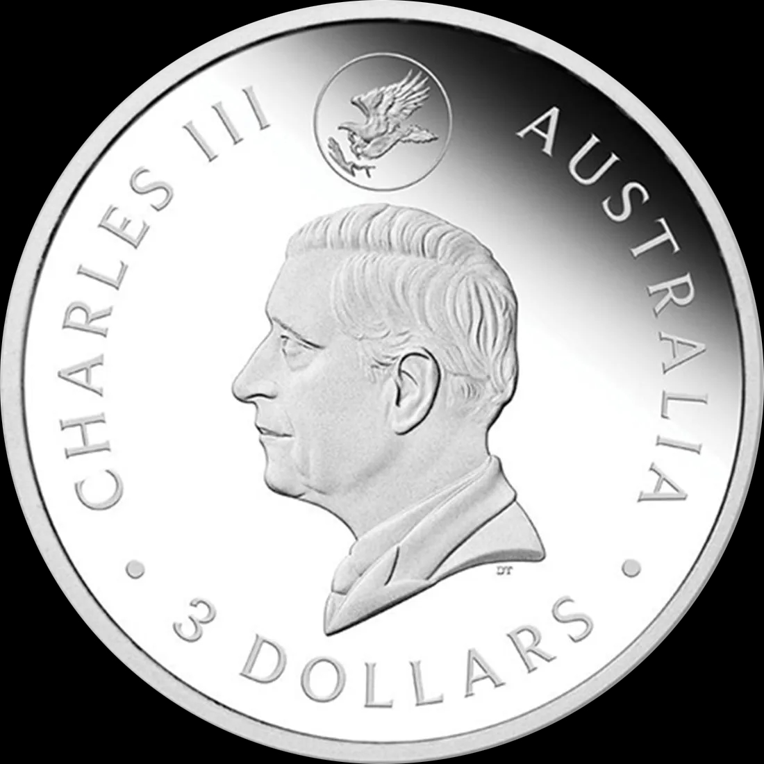 Orzeł Australijski Wedge-Tailed Eagle 3 uncje Srebra 2024 Proof - image 2