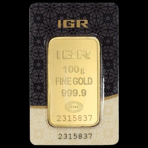 Sztabka 100g złota IGR - image 1