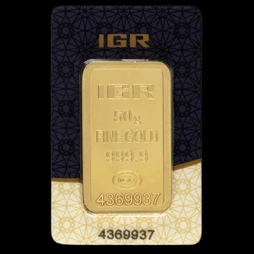 Sztabka 50g złota IGR - image 1