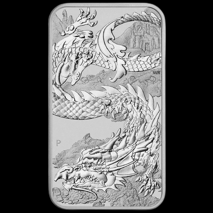 Rectangular Dragon 1 uncja srebra 2023 - image 1
