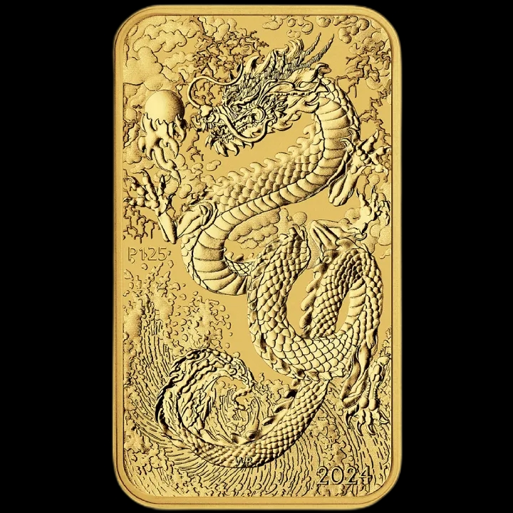Rectangular Dragon 1 uncja złota 2024 - image 1