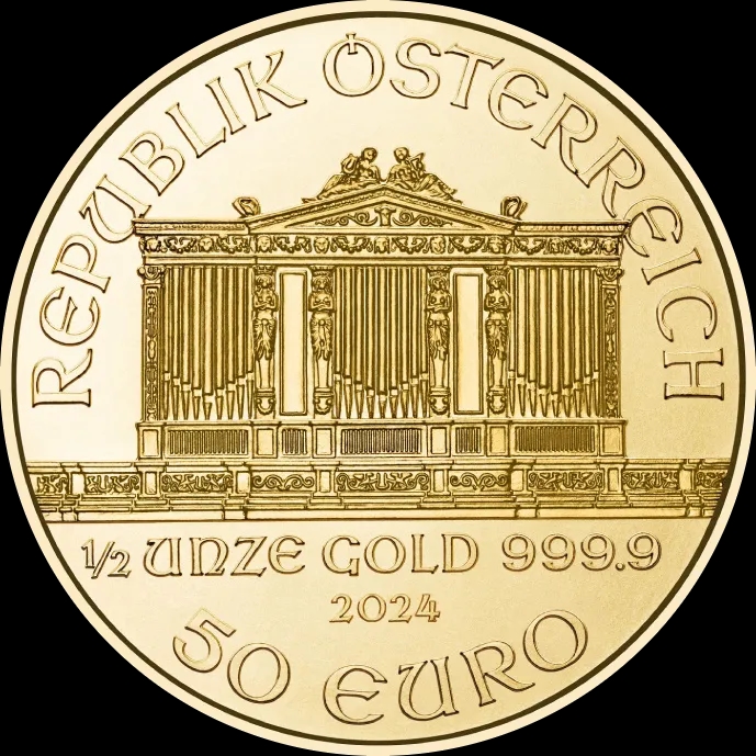 Wiedeński Filharmonik 1/2 uncji złota 2024 - image 2