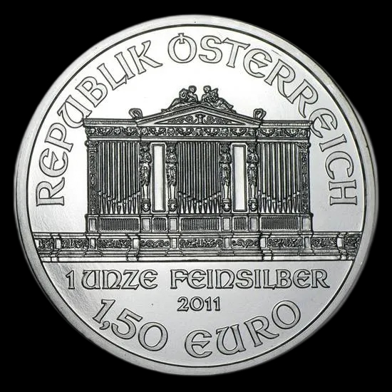 Wiedeński Filharmonik 1 uncja srebra 2011 - image 2