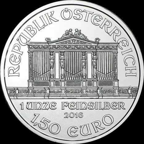 Wiedeński Filharmonik 1 uncja srebra 2016 - image 2