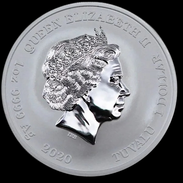 Zeus Bogowie Olimpu 1 uncja srebra 2020 - image 2