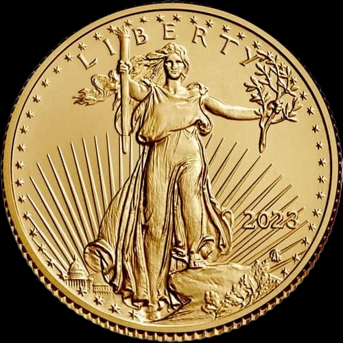 Amerykański Orzeł 1/4 uncji złota 2023 - image 2