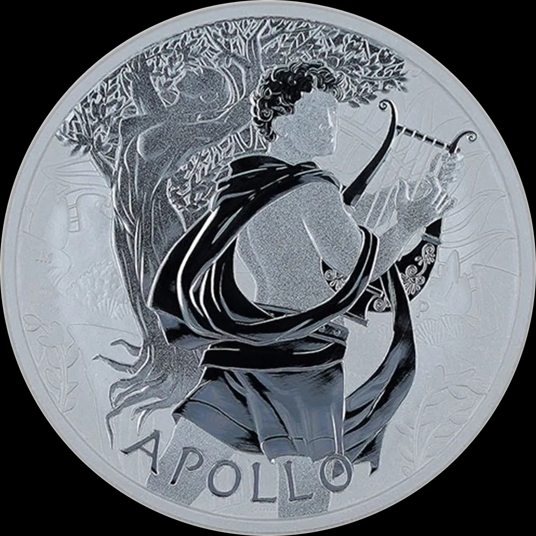 Apollo Bogowie Olimpu 1 uncja srebra 2023 - image 1