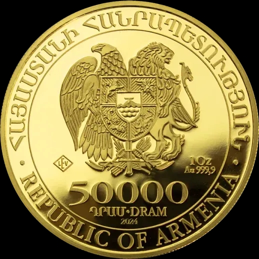 Arka Noego 1/2 uncji złota Losowe lata - image 2