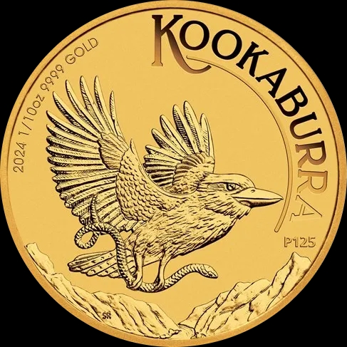 Kookaburra 1/10 uncji złota 2024 - image 1