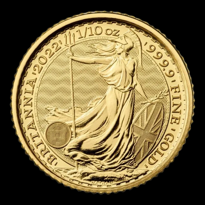 Britannia 1/10 uncji Złota Losowe Lata - image 1