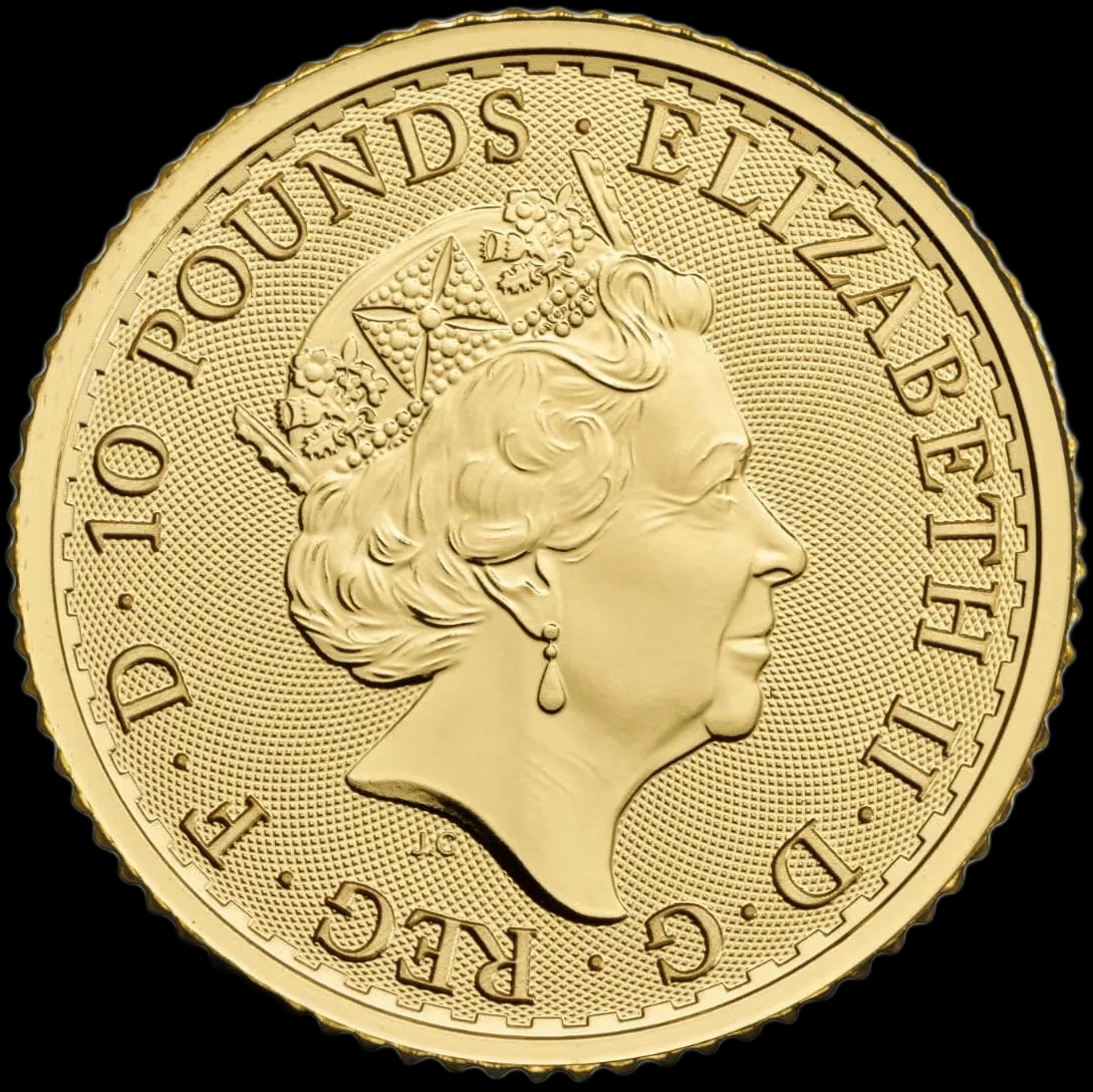 Britannia Królowa Elżbieta II 1/10 uncji złota 2023 - image 2