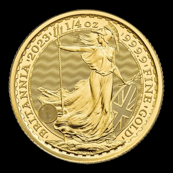 Britannia Król Karol III 1/4 uncji złota 2023 - image 1