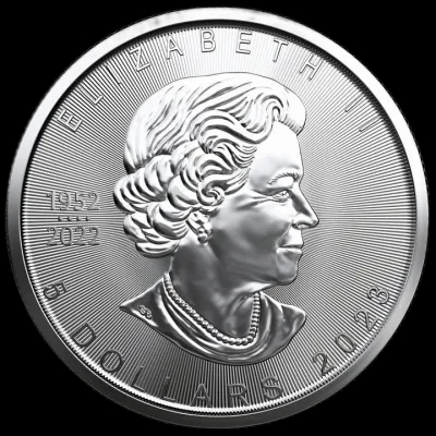 Kanadyjski Liść Klonowy 1 uncja srebra 2023 - image 2