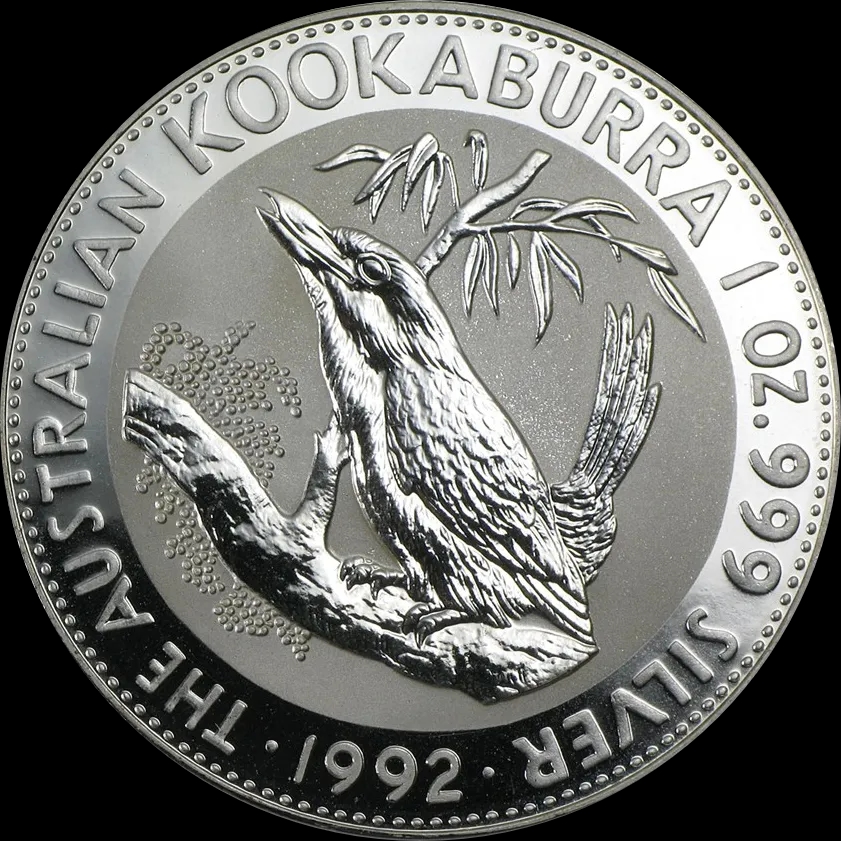 Kookaburra 1 uncja srebra 1992 - image 1