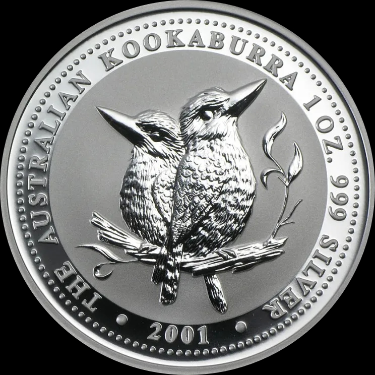 Kookaburra 1 uncja srebra 2001 - image 1