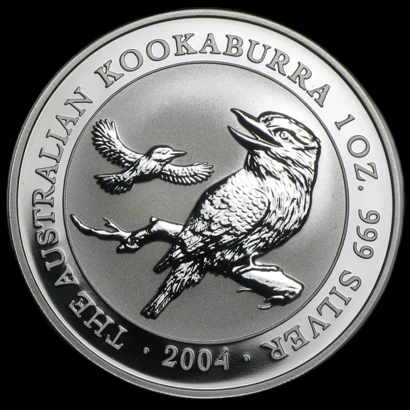 Kookaburra 1 uncja srebra 2004 - image 1