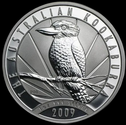 Kookaburra 1 uncja srebra 2009 - image 1