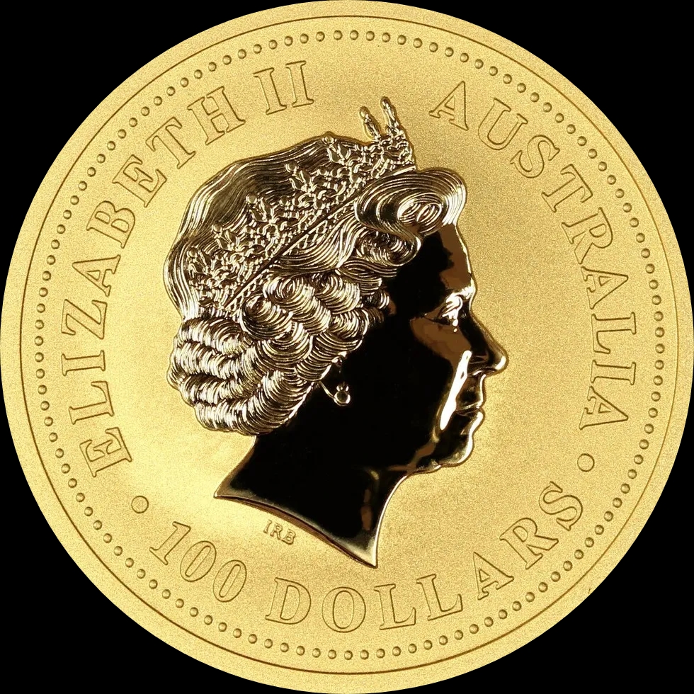 Lunar I Rok Małpy 1 uncja Złota 2004 - image 2