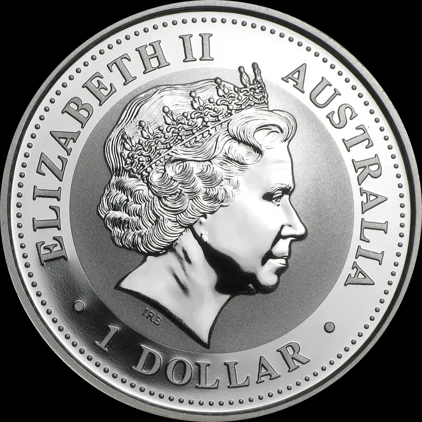 Lunar I Rok Węża 1 uncja Srebra 2001 - image 2