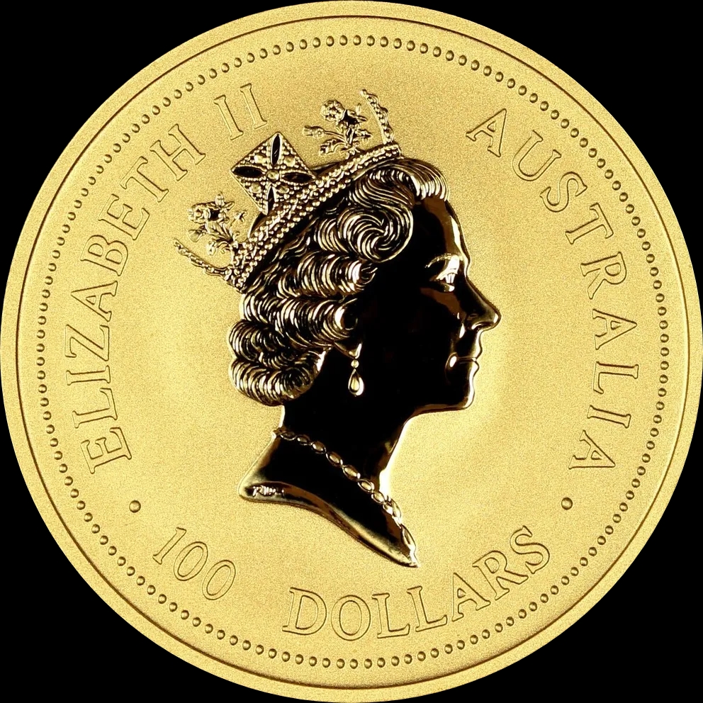Lunar I Rok Wołu 1 uncja Złota 1997 - image 2