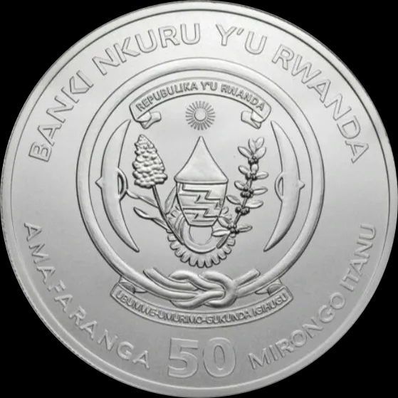 Rwanda Lunar Rok Świni 1 uncja srebra 2019 - image 2